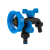 Zestaw IBC S60x6 + kran BLACK RAVEN GZ 2x3/4'' NYLON/BRASS na wąż 5/8"+ nypel