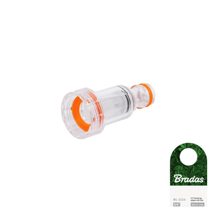 Przyłącze na kran GW 3/4" z filtrem WHITE LINE