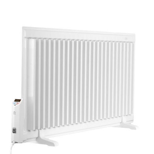 Polski grzejnik elektryczny olejowy ELPE 1800 Watt 50x114 cm widok z tyłu perspektywa