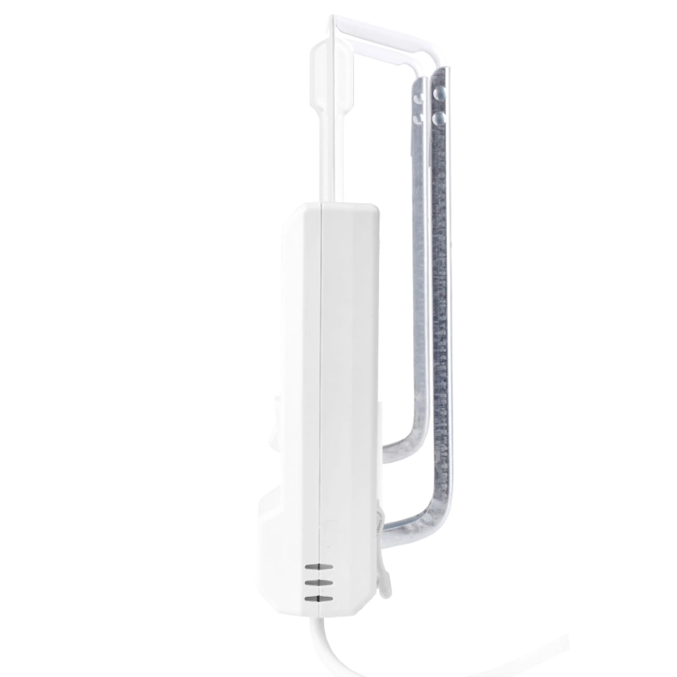 Polski ogrzewacz elektryczny olejowy ELPE 400 Watt 30x90 cm widok z boku z uchwytami ściennymi